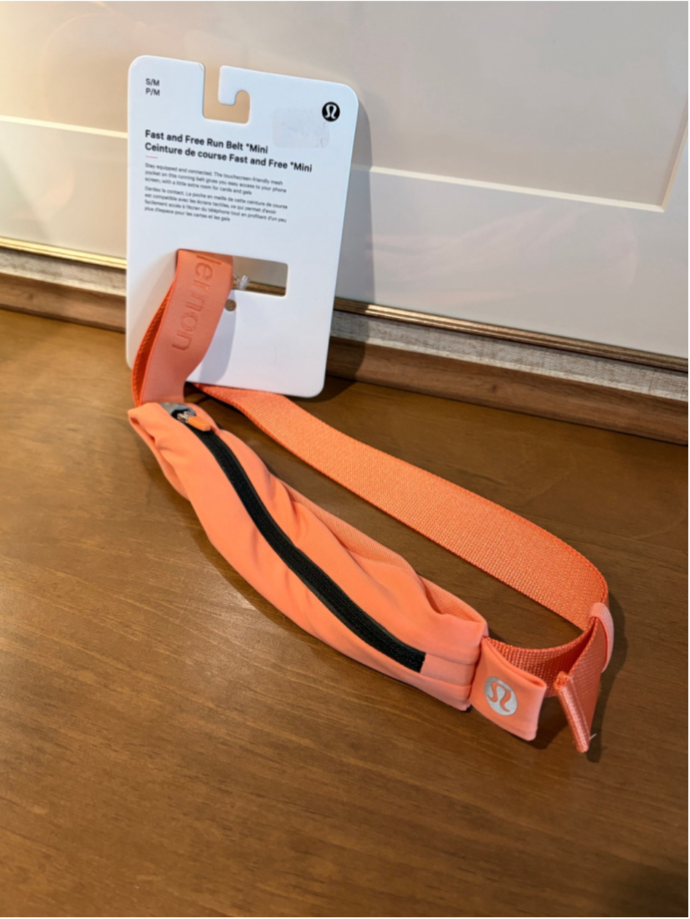 NWT Lululemon Fast and Free Run Belt Mini S/M – Coral Kiss (CRLK)